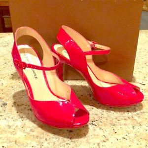 Sassy red Audrey Brooke heels